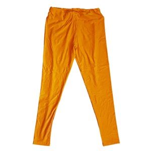 LuLaRoe Tall & Curvy Leggings EUC Rich Golden Yellow